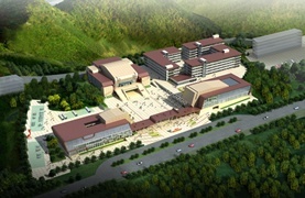 全国青少年井冈山革命传统教育基地代建项目占地50172.85 m2,总建筑面积47475.95m2